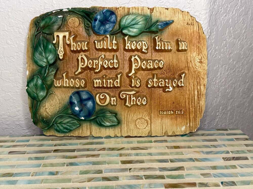 Vintage Chalk Art Wall Hanging - Etsy